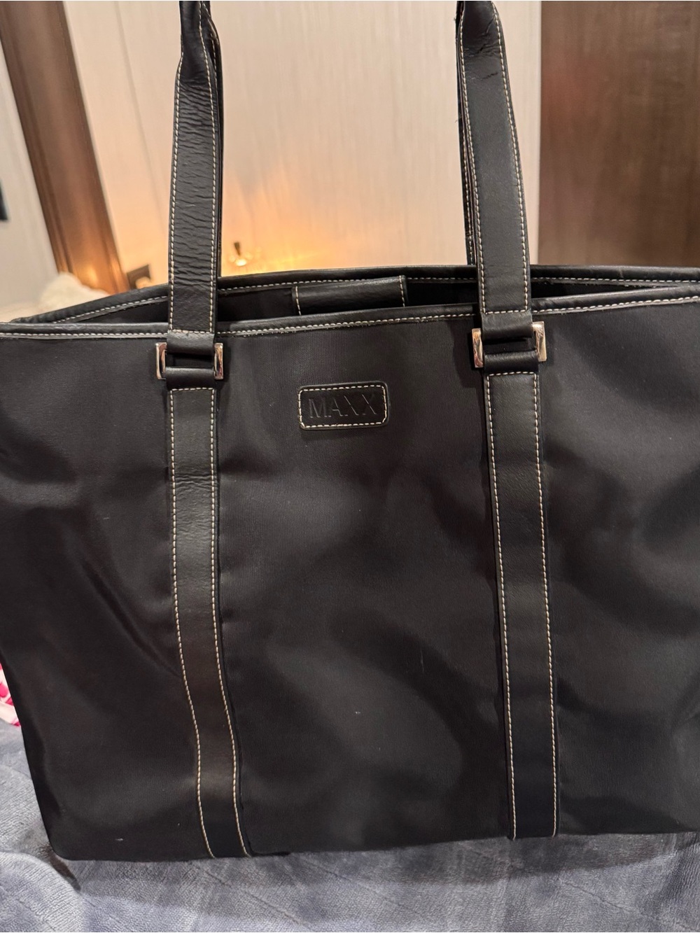 MAXX Brand Large Black Tote